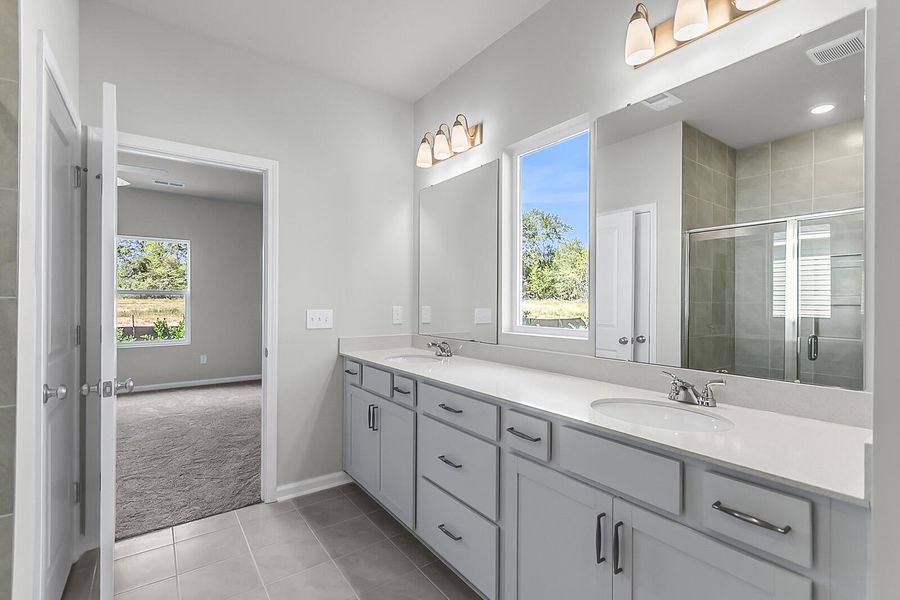 Furnished interior view inside a new home in Fairway Woods at Wyboo, Manning (Image 9). Furnished interior view inside a new home in Fairway Woods at Wyboo, Manning (Image 9).