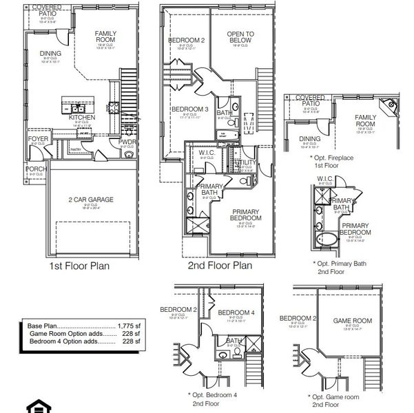 2D floor plan layout for the Aiden - END by Megatel Homes in Windhaven Crossing, Lewisville, TX (Image 1). 2D floor plan layout for the Aiden - END by Megatel Homes in Windhaven Crossing, Lewisville, TX (Image 1).