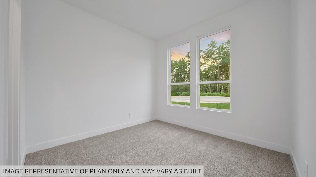 Representative unfurnished interior of a home built from the Portifino by D.R. Horton in Butlers Bend Estates, Pinehurst (Image 34).