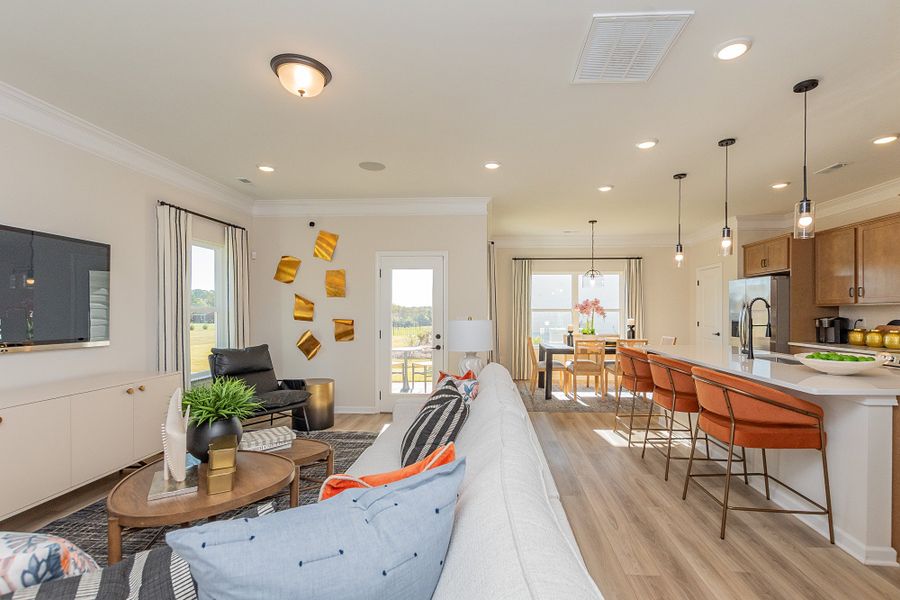 The Braselton II - Kitchen / Breakfast / Family Room