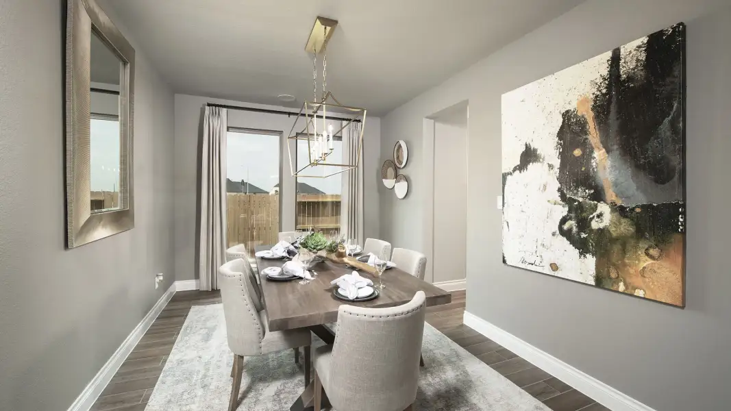 Furnished interior view inside a new home in North Sky, Celina (Image 24).