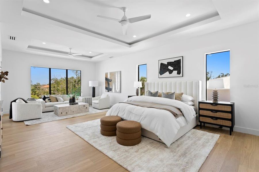 Furnished interior view inside a new home in , Tampa (Image 6).