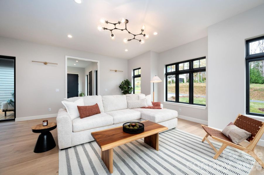 Entire Main Level Boasts 10ft Ceilings and Remarkable Natural Light