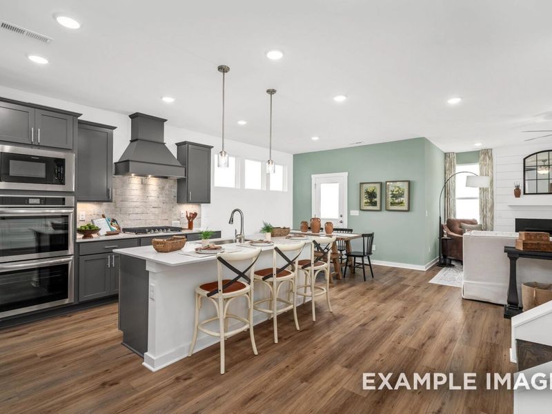 Furnished interior view inside a new home in Woods Crossing, Gallatin (Image 37).