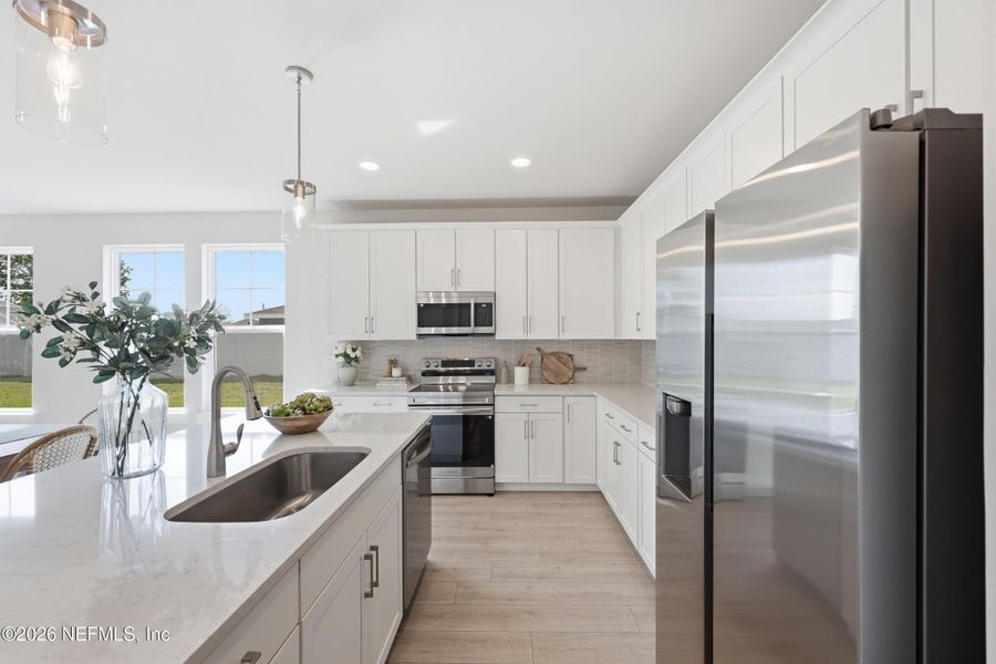 Furnished interior view inside a new home in Palm Coast Homes, Palm Coast (Image 17).