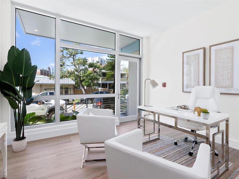 Furnished interior view inside a new home in , Sarasota (Image 8).