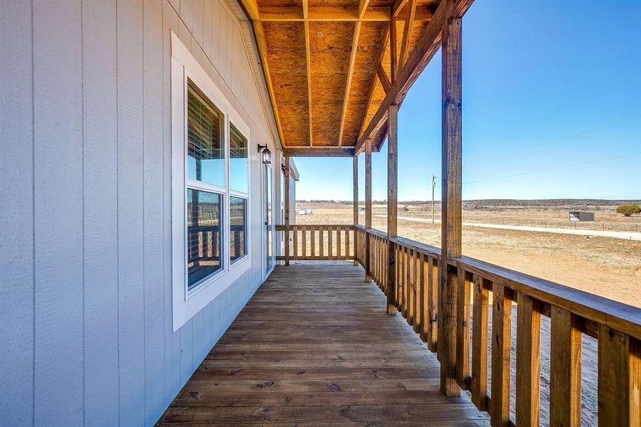 Exterior details and patio area of a home in , Mineral Wells (Image 22).