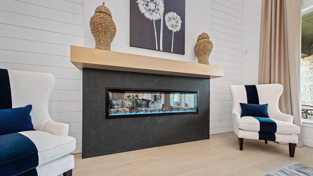 Furnished interior view inside a new home in Legacy, League City (Image 21).