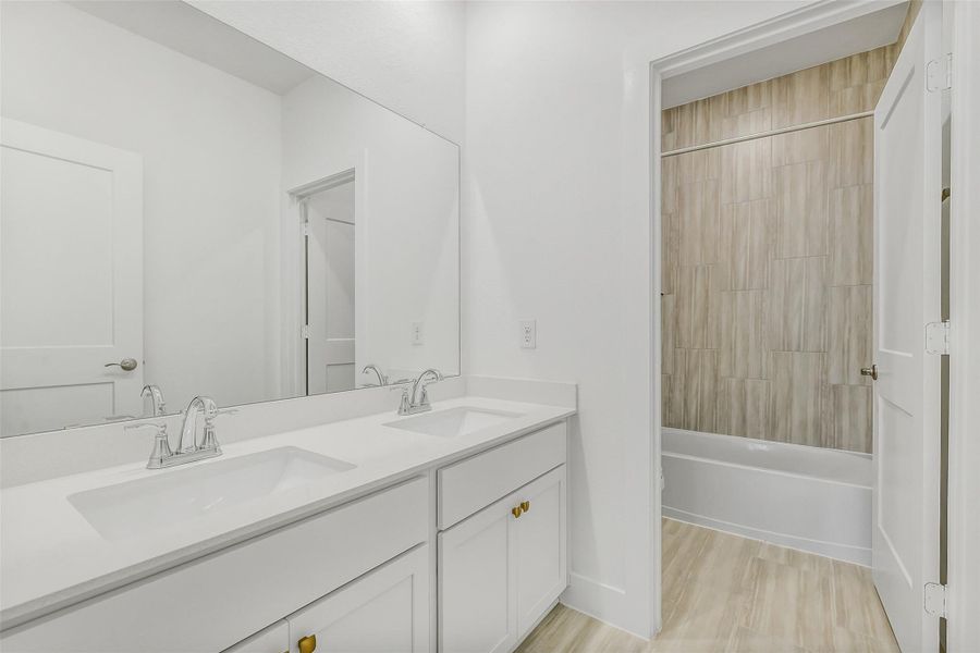 Furnished interior view inside a new home in , Cypress (Image 19).