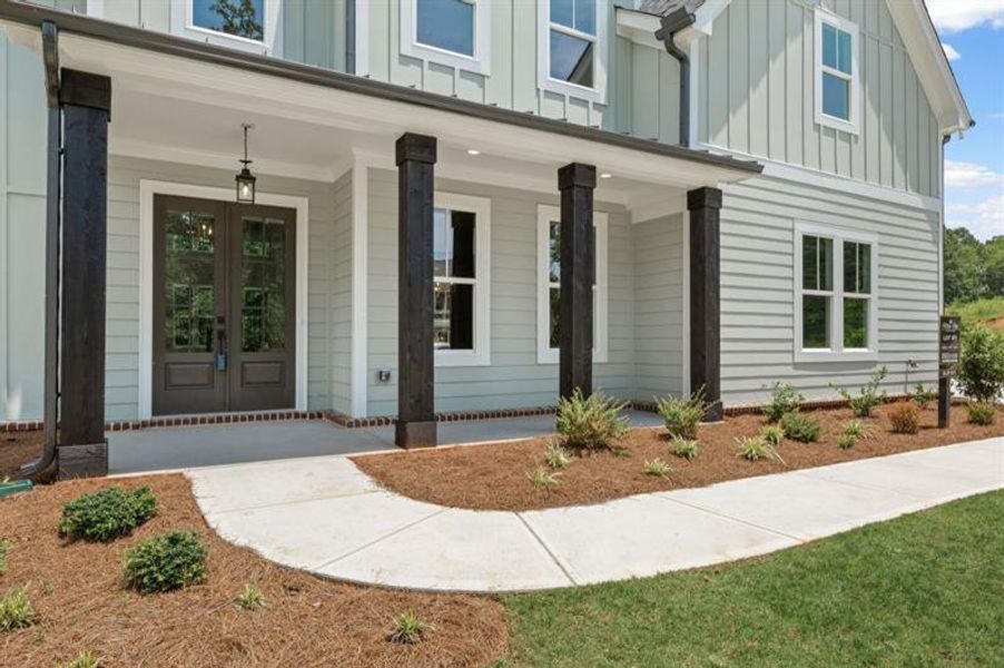 Exterior details and patio area of a home in White Post on Lake Lanier, Gainesville (Image 16). Exterior details and patio area of a home in White Post on Lake Lanier, Gainesville (Image 16).