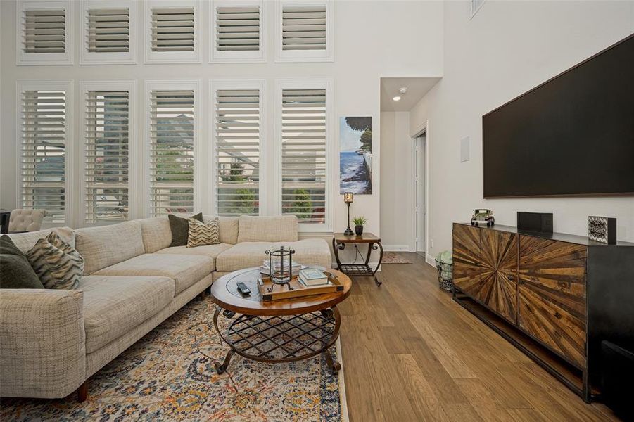 Furnished interior view inside a new home in Harvest, Northlake (Image 9). Furnished interior view inside a new home in Harvest, Northlake (Image 9).