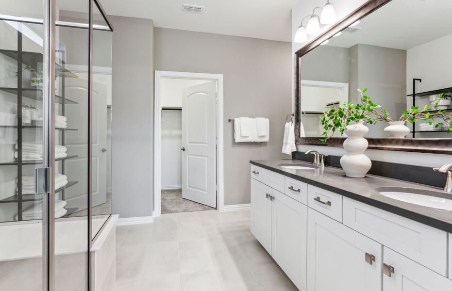 Representative furnished interior of a home built from the Prosperity by Del Webb in Del Webb Austin at Lost Pines, Bastrop (Image 11). Representative furnished interior of a home built from the Prosperity by Del Webb in Del Webb Austin at Lost Pines, Bastrop (Image 11).