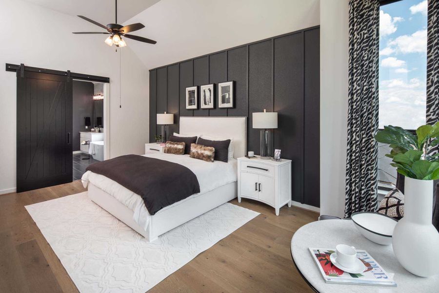 Representative Primary Bedroom - some options shown