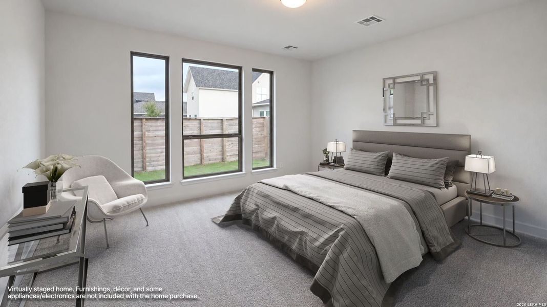 Furnished interior view inside a new home in Solms Landing, New Braunfels (Image 6).