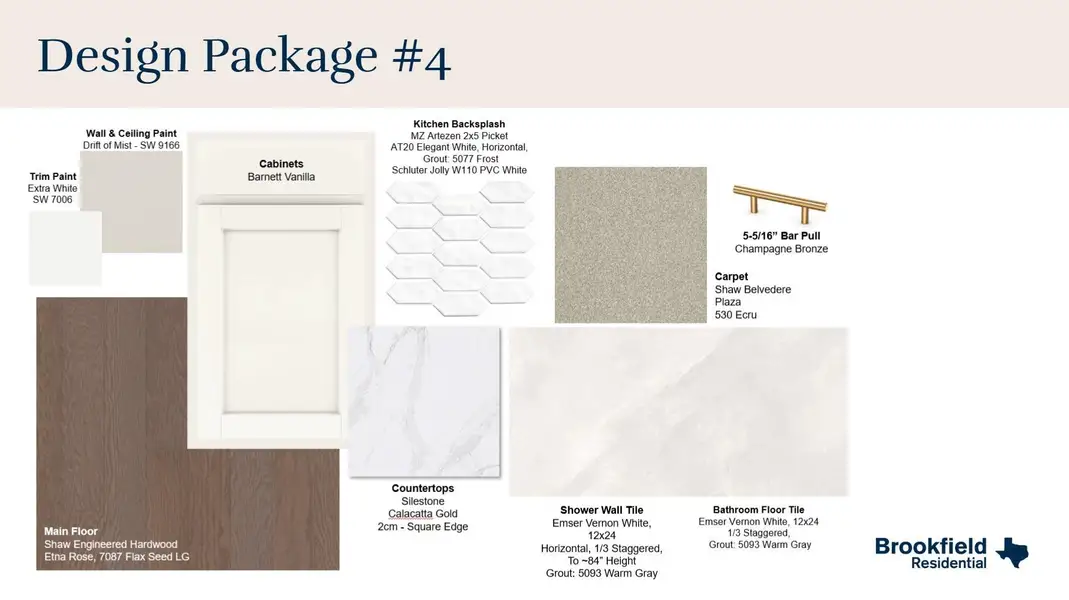 Sample of building materials used in homes in 40' Alley Load Homes at Elyson, Katy (Image 6). Sample of building materials used in homes in 40' Alley Load Homes at Elyson, Katy (Image 6).