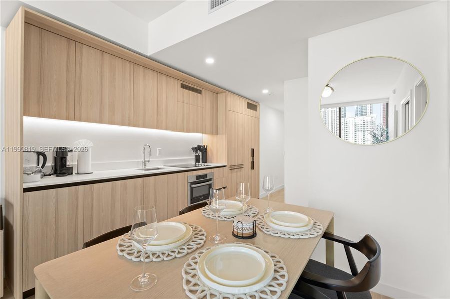 Furnished interior view inside a new home in , Miami (Image 14).