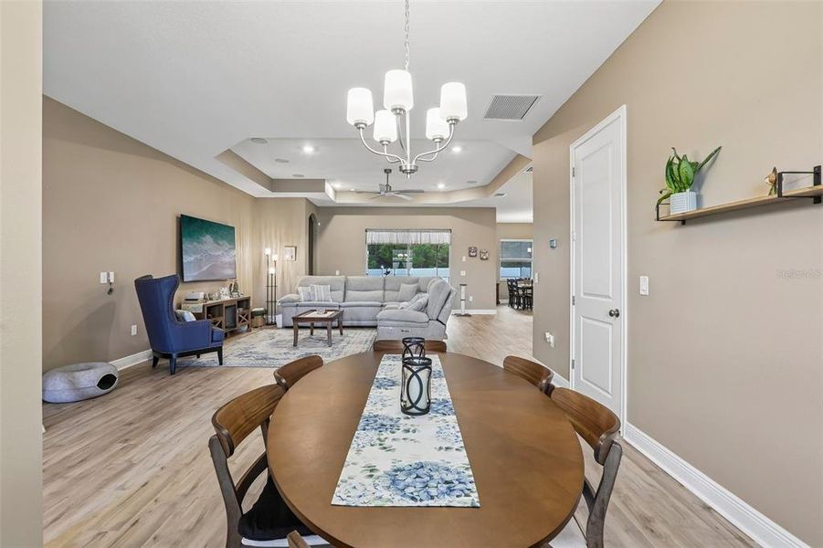 Furnished interior view inside a new home in Whiting Estates, Spring Hill (Image 18).