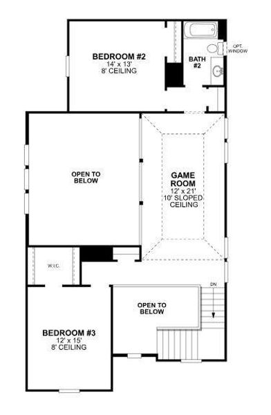 2D floor plan layout of this home in Tarrytown, Crowley, TX (Image 4). 2D floor plan layout of this home in Tarrytown, Crowley, TX (Image 4).