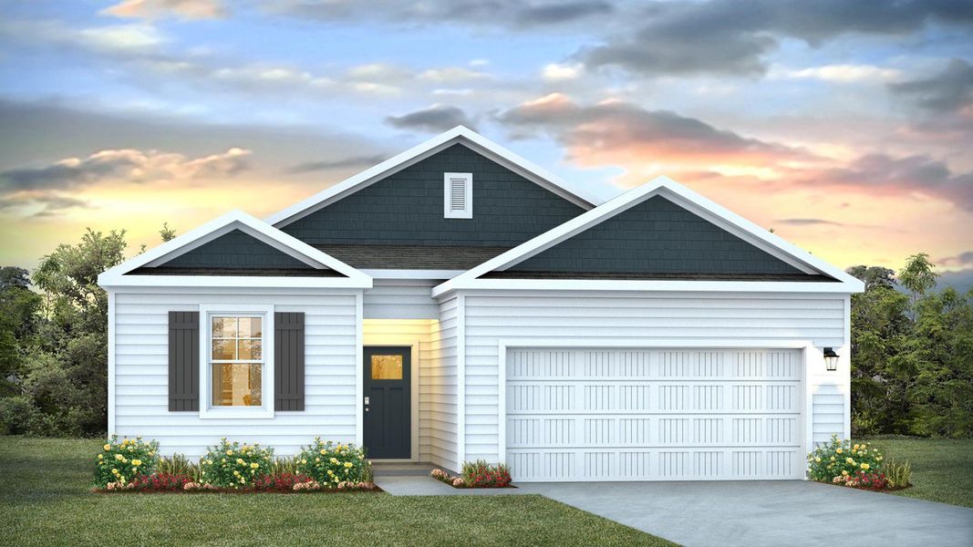 Representative exterior photo of a completed home built from the Macon by D.R. Horton in Mariners Reach, Bolivia, NC (Image 2). Representative exterior photo of a completed home built from the Macon by D.R. Horton in Mariners Reach, Bolivia, NC (Image 2).