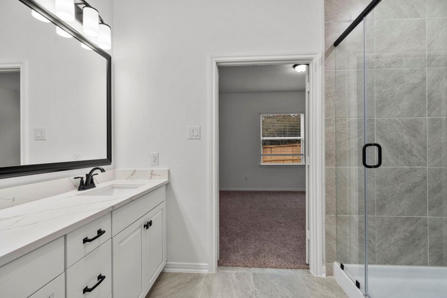 Furnished interior view inside a new home in Woodforest, Montgomery (Image 10).