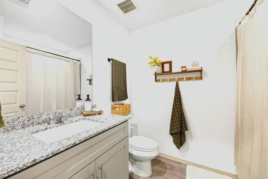 Furnished interior view inside a new home in , Sealy (Image 4). Furnished interior view inside a new home in , Sealy (Image 4).