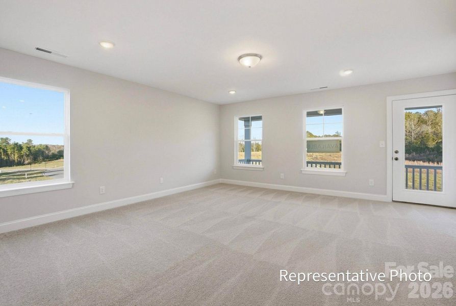 Spacious, unfurnished interior of a new home in Waterford Commons, Rock Hill (Image 22).