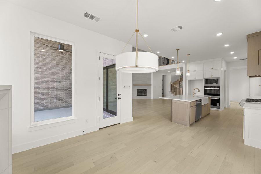 Furnished interior view inside a new home in Mosaic – 70′ Lots, Celina (Image 11).