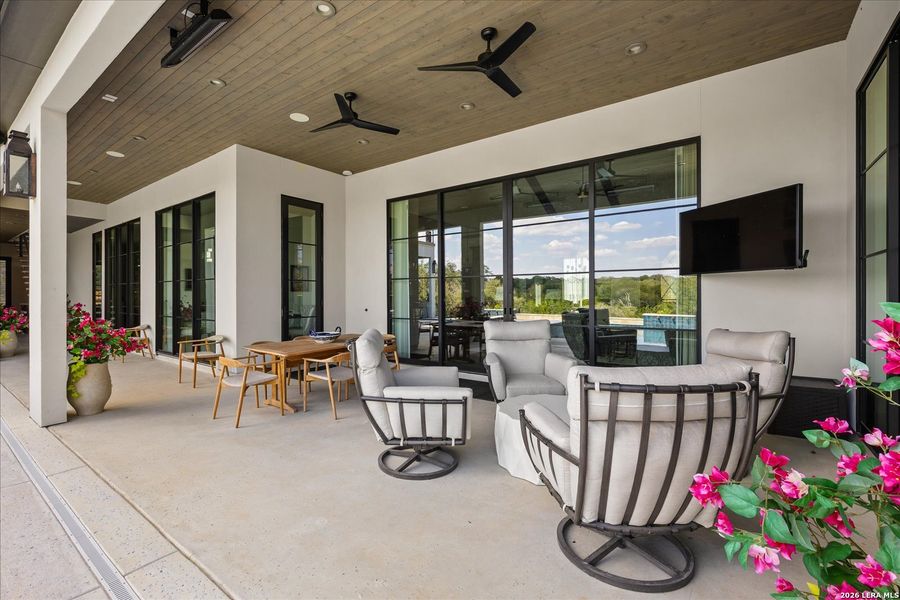 Exterior details and patio area of a home in , Fair Oaks Ranch (Image 31).
