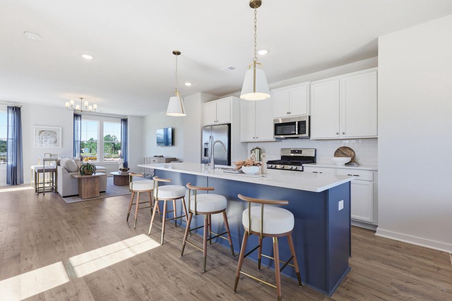 Furnished interior view inside a new home in , Summerville (Image 28).