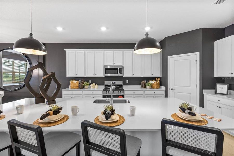 Furnished interior view inside a new home in Rye Ranch, Parrish (Image 12).