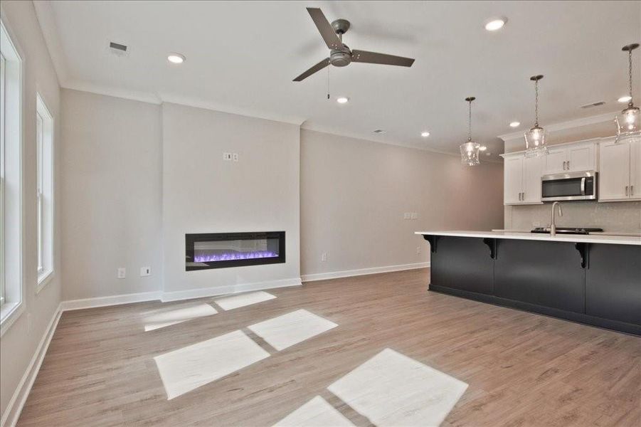 Spacious, unfurnished interior of a new home in River Walk Place, Lawrenceville (Image 24).
