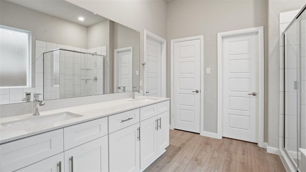 Furnished interior view inside a new home in Eden Ranch, Arlington (Image 8).