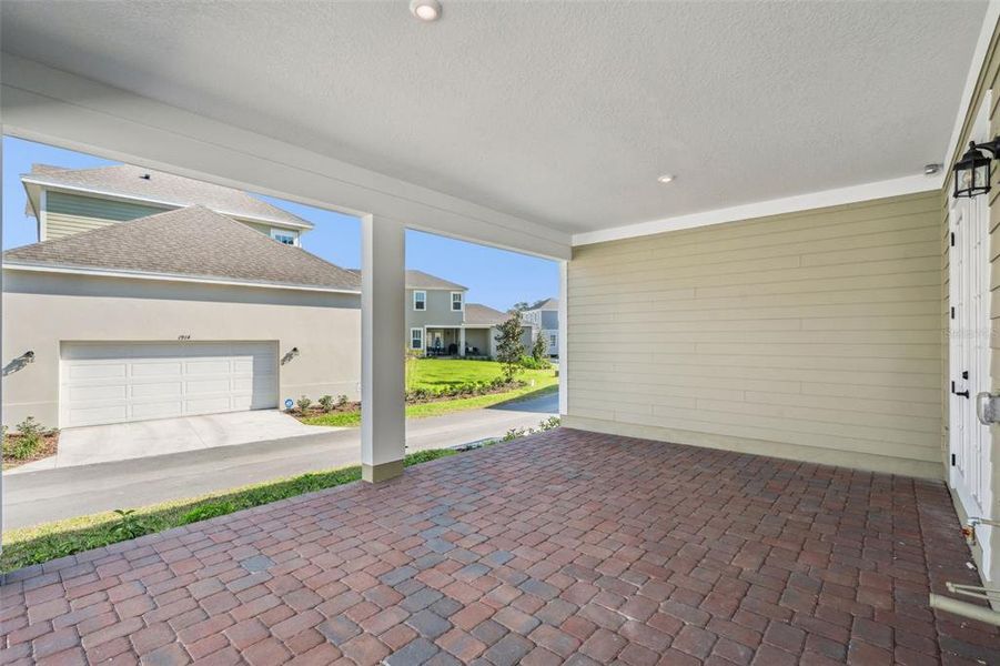 Exterior details and patio area of a home in Celebration - Island Village, Celebration (Image 2).