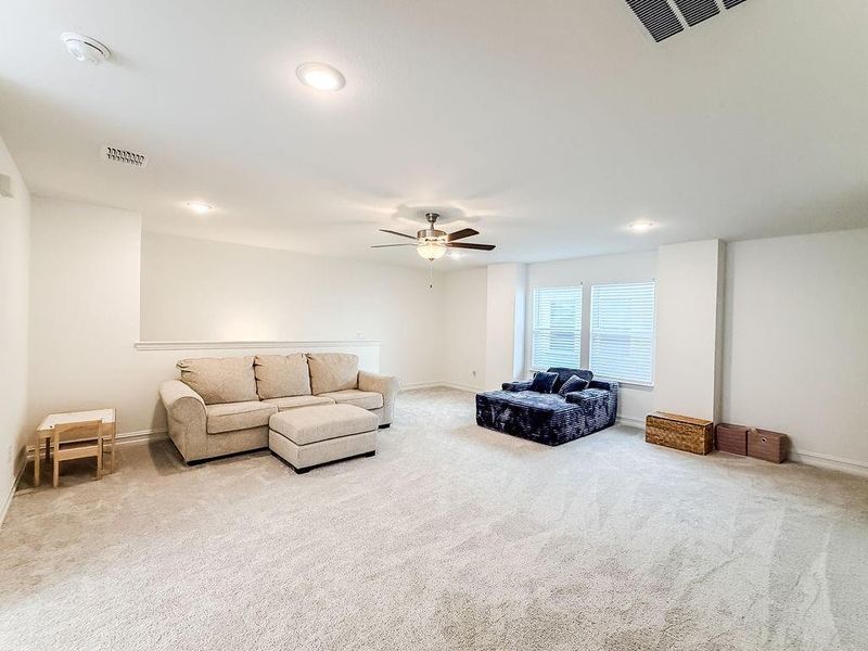 Furnished interior view inside a new home in Pecan Square, Northlake (Image 12).