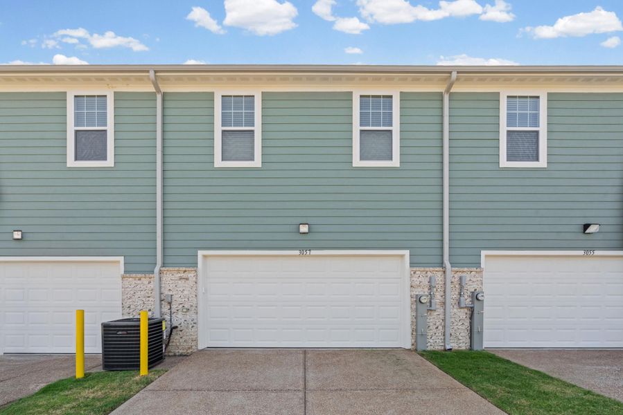 Siding exterior with stone veneer accents Siding exterior with stone veneer accents