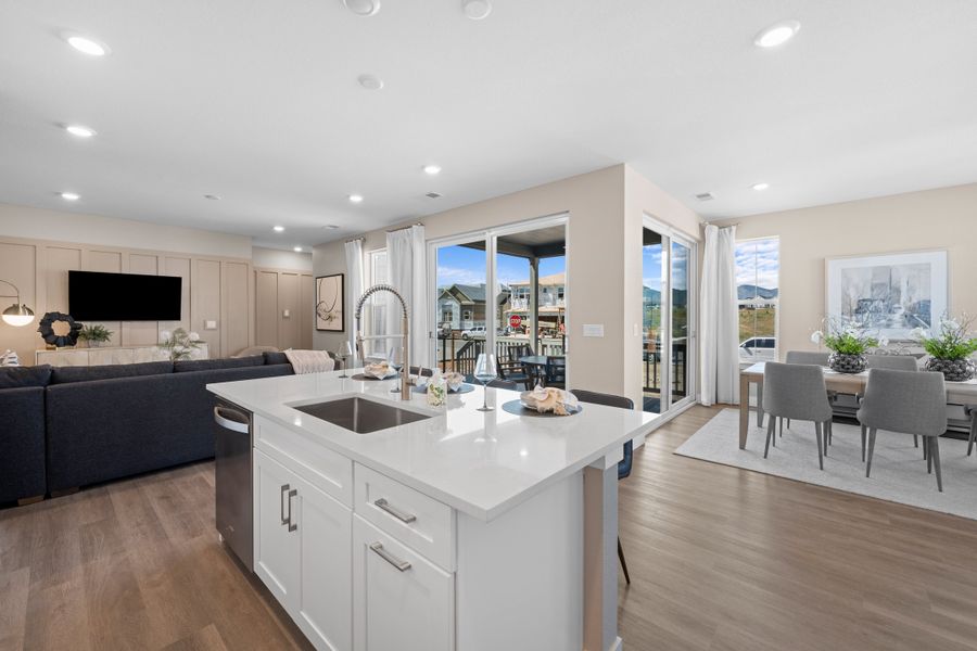 Furnished interior view inside a new home in Trumark Homes at Sterling Ranch, Littleton (Image 12).