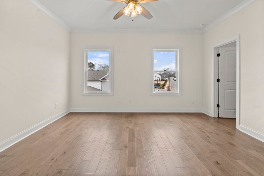 Representative unfurnished interior of a home built from the The Grayson II by The Providence Group in Townes 333, Peachtree Corners (Image 30).