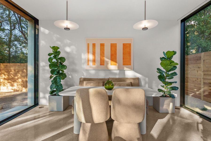 Furnished interior view inside a new home in , Austin (Image 11). Furnished interior view inside a new home in , Austin (Image 11).