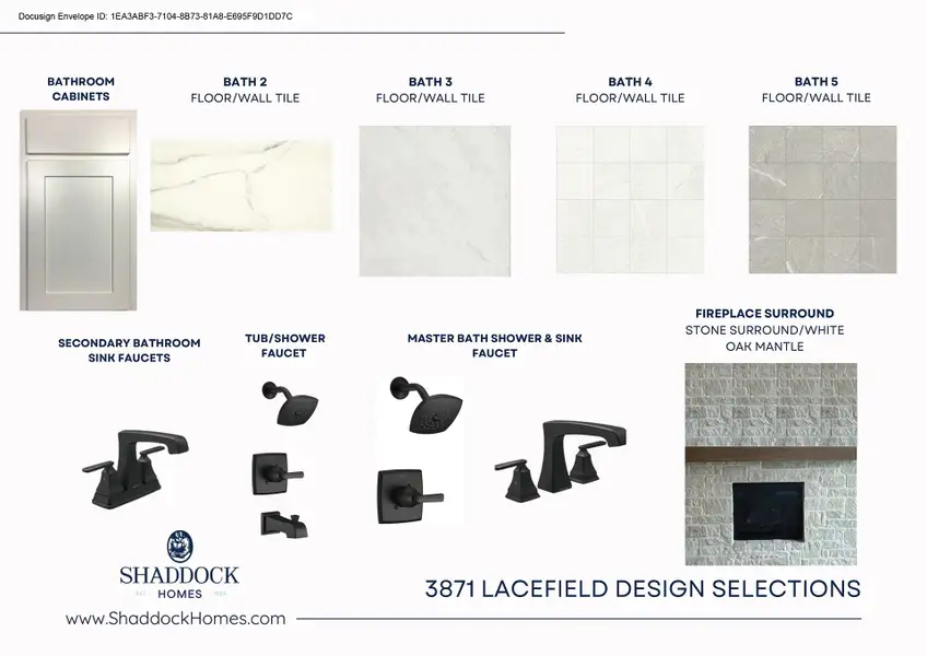 Sample of building materials used in homes in Fields - 50' Lots, Frisco (Image 4).