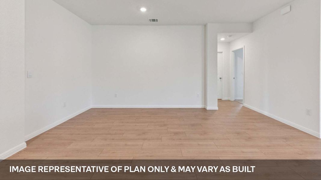Representative unfurnished interior of a home built from the The Lakeway by D.R. Horton in Carillon, Manor (Image 17).