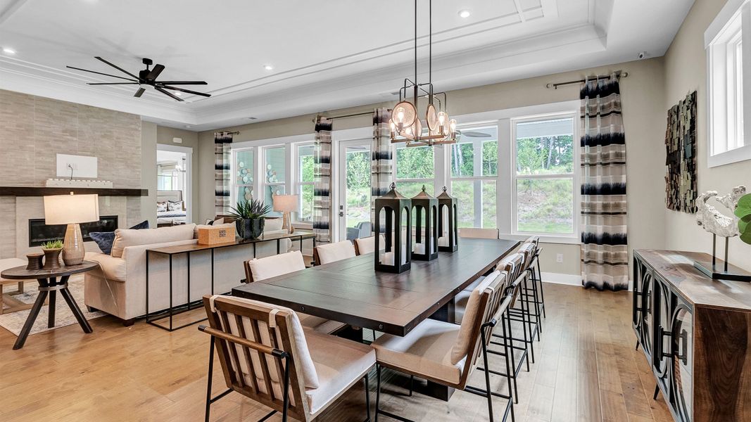 Dining and Great Room | Model images form sister community