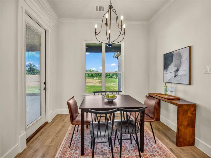 Furnished interior view inside a new home in , Decatur (Image 28).