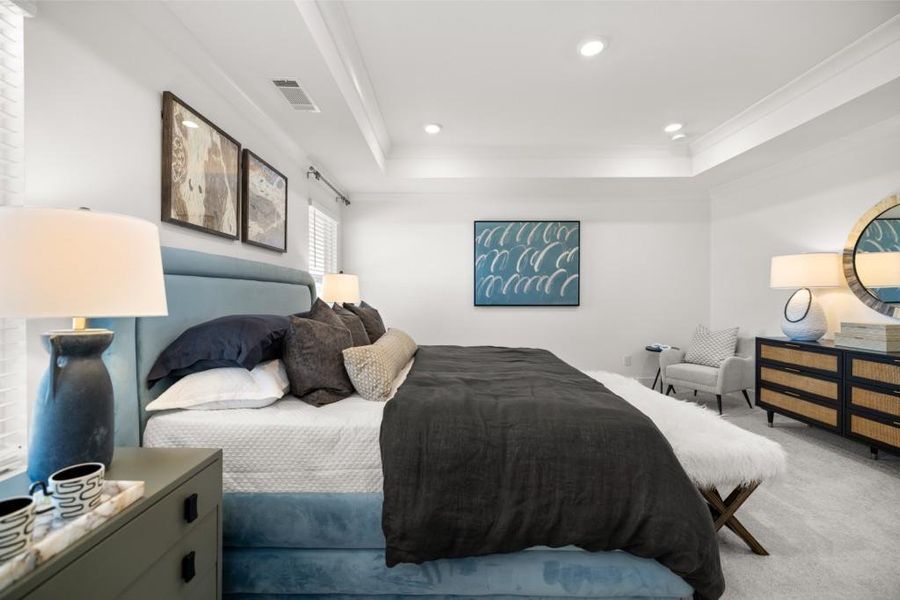 Furnished interior view inside a new home in Wellington Estates, Madison (Image 31).