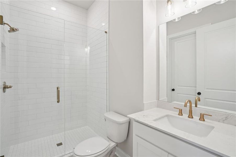 Furnished interior view inside a new home in Waterside Townhomes, Peachtree Corners (Image 8).