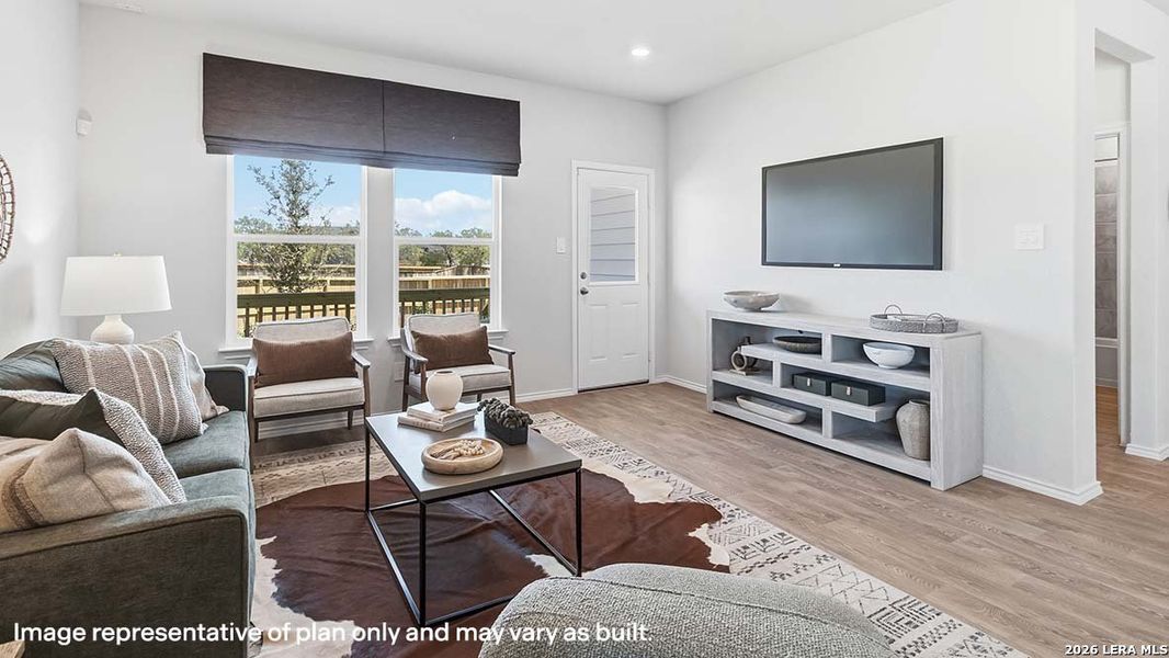Furnished interior view inside a new home in Riverstone at Westpointe, San Antonio (Image 40).