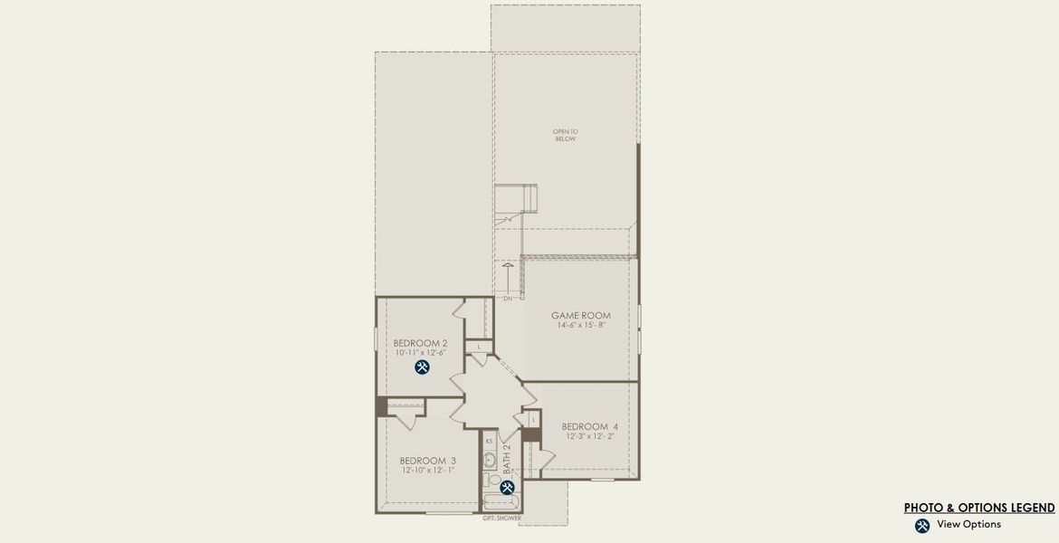 2D floor plan layout for the Puma by Pulte Homes in Corley Farms, Boerne, TX (Image 4). 2D floor plan layout for the Puma by Pulte Homes in Corley Farms, Boerne, TX (Image 4).