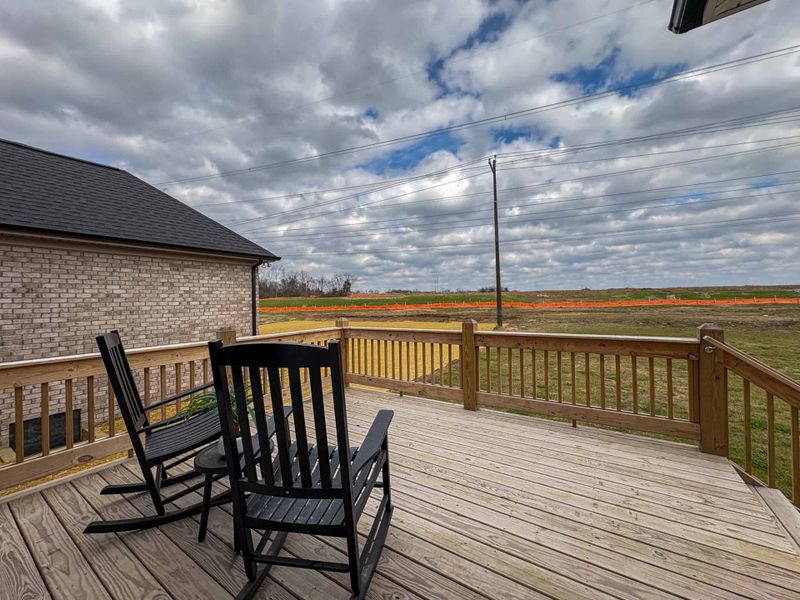 Exterior details and patio area of a home in Westfield Manor Homes, Gallatin (Image 3).