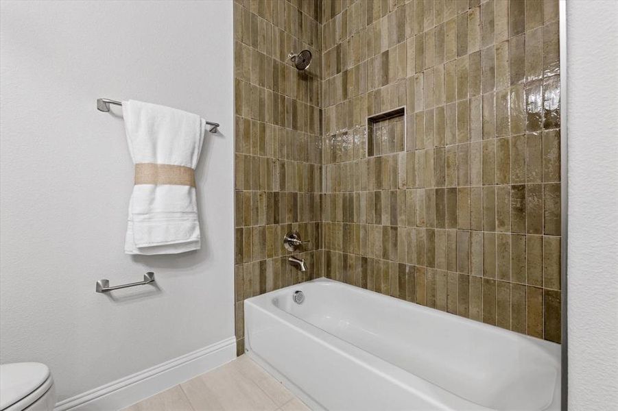 Furnished interior view inside a new home in University Park at Northpointe, Denton (Image 31).