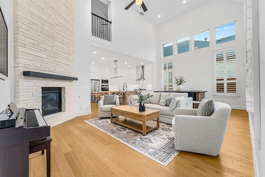 Furnished interior view inside a new home in Mosaic, Celina (Image 32).