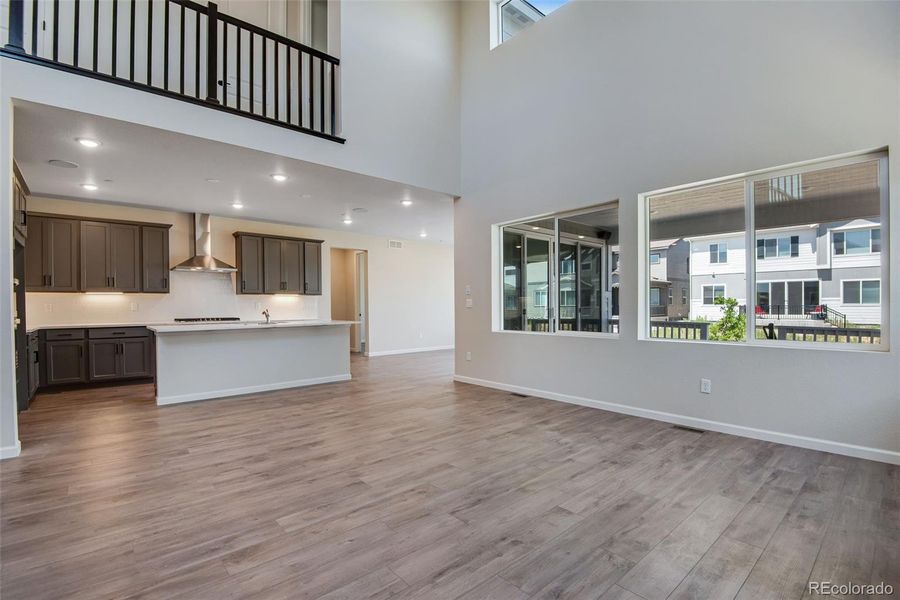 Furnished interior view inside a new home in Reunion Ridge, Commerce City (Image 12).